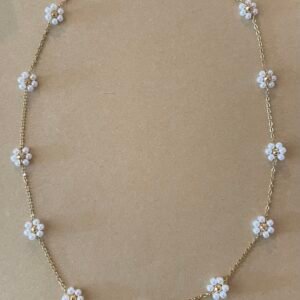 Collier Marguerite en Acier Inoxydable